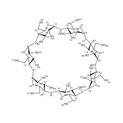 Sulfobutylowy eter beta-cyklodekstryna sodowa [182410-00-0]